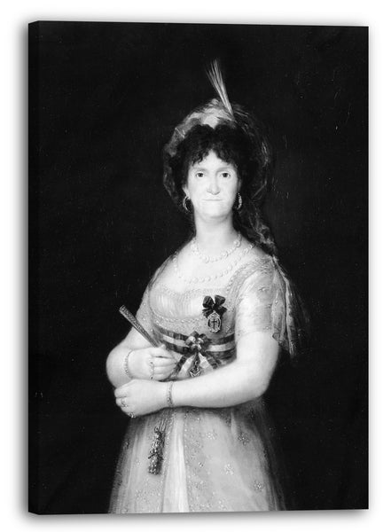 Top-Angebot Kunstdruck Kopie nach Goya - Maria Luisa von Parma (1751-1819), Königin von Spanien Leinwand auf Keilrahmen gespannt