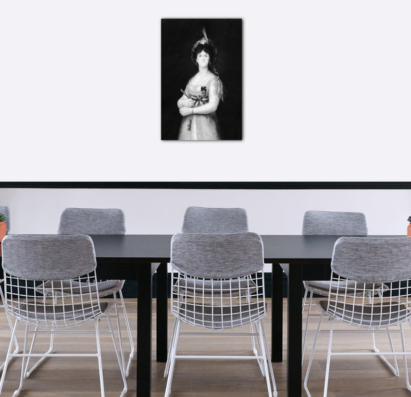 Top-Angebot Kunstdruck Kopie nach Goya - Maria Luisa von Parma (1751-1819), Königin von Spanien Leinwand auf Keilrahmen gespannt