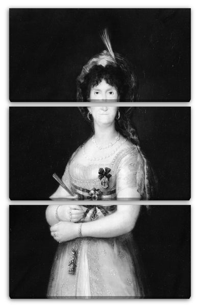 Leinwandbild Kopie nach Goya - Maria Luisa von Parma (1751-1819), Königin von Spanien