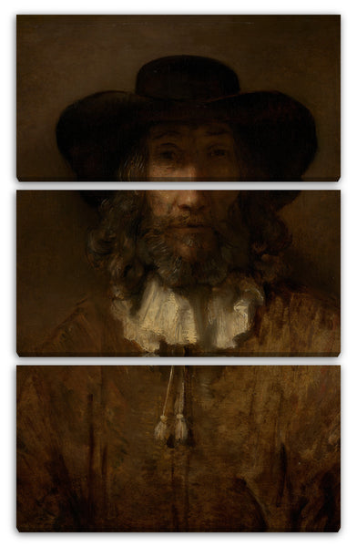 Leinwandbild Stil von Rembrandt - Mann mit einem Bart