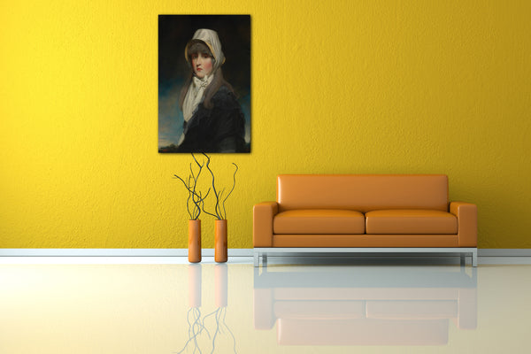 Top-Angebot Kunstdruck John Westbrooke Chandler zugeschrieben - Frau George Horsley (Charlotte Mary Talbot, starb 1828) Leinwand auf Keilrahmen gespannt