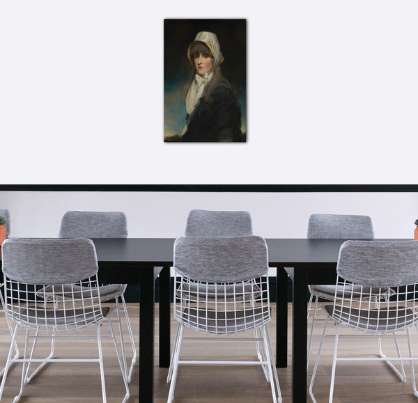 Top-Angebot Kunstdruck John Westbrooke Chandler zugeschrieben - Frau George Horsley (Charlotte Mary Talbot, starb 1828) Leinwand auf Keilrahmen gespannt