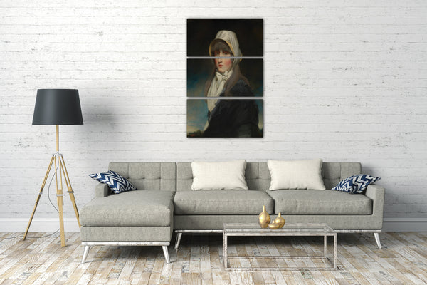 Top-Angebot Kunstdruck John Westbrooke Chandler zugeschrieben - Frau George Horsley (Charlotte Mary Talbot, starb 1828) Leinwand auf Keilrahmen gespannt