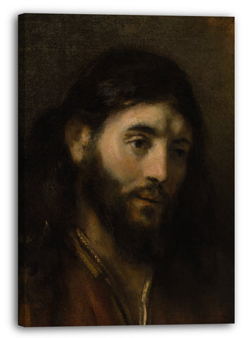 Top-Angebot Kunstdruck Stil von Rembrandt - Kopf Christi Leinwand auf Keilrahmen gespannt
