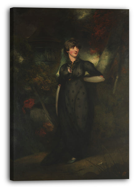 Top-Angebot Kunstdruck George Chinnery zugeschrieben - Mrs. Whaley (gestorben 1798, Isle of Man) Leinwand auf Keilrahmen gespannt