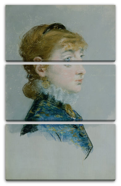 Leinwandbild Edouard Manet - Mademoiselle Lucie Delabigne (1859-1910), genannt Valtesse de la Bigne