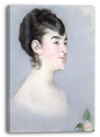 Top-Angebot Kunstdruck Edouard Manet - Mademoiselle Isabelle Lemonnier (1857-1926) Leinwand auf Keilrahmen gespannt