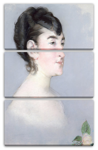 Leinwandbild Edouard Manet - Mademoiselle Isabelle Lemonnier (1857-1926)