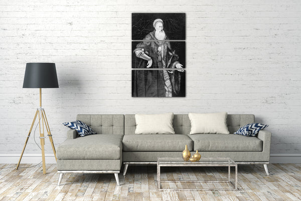 Top-Angebot Kunstdruck Franz Wolfgang Rohrich zugeschrieben - Friedrich I. (1460-1536), Markgraf von Brandenburg-Ansbach Leinwand auf Keilrahmen gespannt