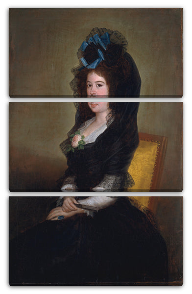 Leinwandbild Goya zugeschrieben - Narcisa Barañana de Goicoechea