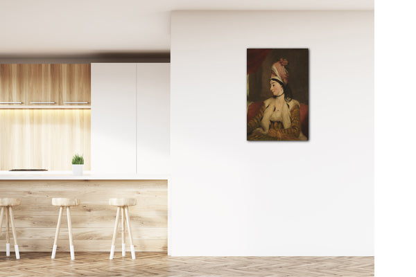 Top-Angebot Kunstdruck Werkstatt von Sir Joshua Reynolds - Frau George Baldwin (Jane Maltass, 1763-1839) Leinwand auf Keilrahmen gespannt