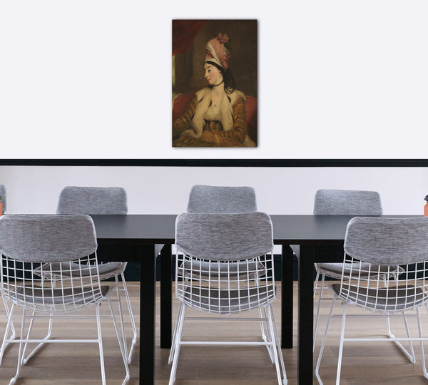 Top-Angebot Kunstdruck Werkstatt von Sir Joshua Reynolds - Frau George Baldwin (Jane Maltass, 1763-1839) Leinwand auf Keilrahmen gespannt