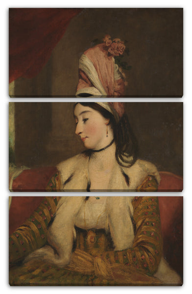 Leinwandbild Werkstatt von Sir Joshua Reynolds - Frau George Baldwin (Jane Maltass, 1763-1839)