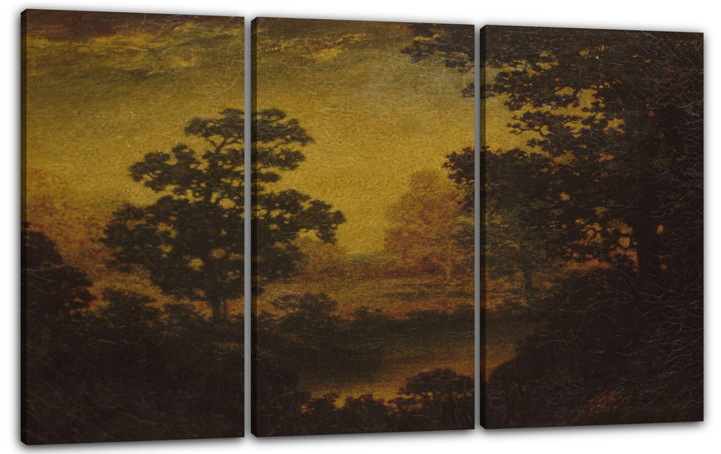 Leinwandbild Ehemals Ralph Albert Blakelock zugeschrieben - Wald Vista