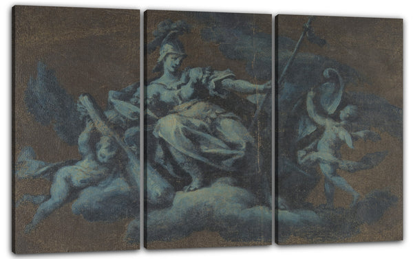 Leinwandbild Anonym, Italienisch, erste Hälfte des 18. Jahrhunderts - Allegorische Figur der Kraft