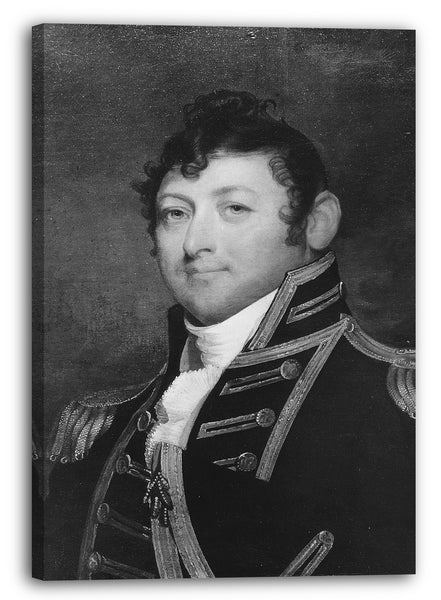 Leinwandbild Früher Gilbert Stuart zugeschrieben - Kommodore Isaac Hull