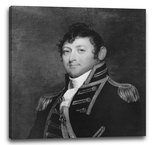 Leinwandbild Früher Gilbert Stuart zugeschrieben - Kommodore Isaac Hull
