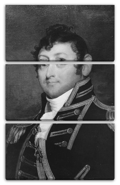 Leinwandbild Früher Gilbert Stuart zugeschrieben - Kommodore Isaac Hull