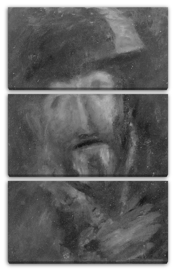 Leinwandbild Ehemals James McNeill Whistler zugeschrieben - Henry Irving als Philipp II. Von Spanien