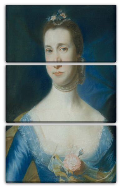 Leinwandbild John Singleton Copley - Frau Edward Green (Mary Storer)