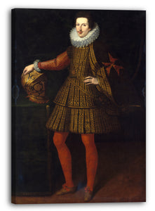 Top-Angebot Kunstdruck Werkstatt von Justus Sustermans - Cosimo II de 'Medici (1590-1621), Großherzog der Toskana Leinwand auf Keilrahmen gespannt