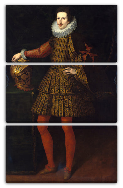 Leinwandbild Werkstatt von Justus Sustermans - Cosimo II de 'Medici (1590-1621), Großherzog der Toskana