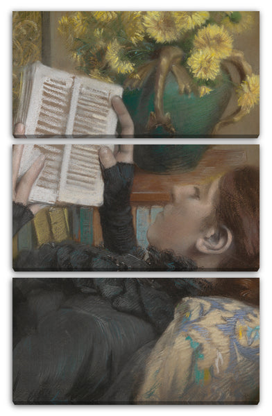 Leinwandbild Albert Bartholomé - Die Frau des Künstlers (Périe, 1849-1887) Lesen