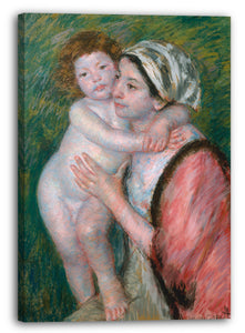 Top-Angebot Kunstdruck Mary Cassatt - Mutter und Kind Leinwand auf Keilrahmen gespannt