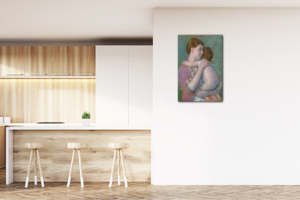 Top-Angebot Kunstdruck Mary Cassatt - Mutter und Kind Leinwand auf Keilrahmen gespannt