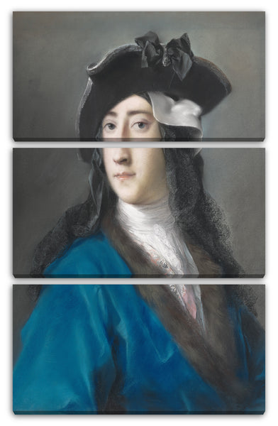 Leinwandbild Rosalba Carriera - Gustavus Hamilton (1710-1746), Zweiter Viscount Boyne, im Maskerade-Kostüm
