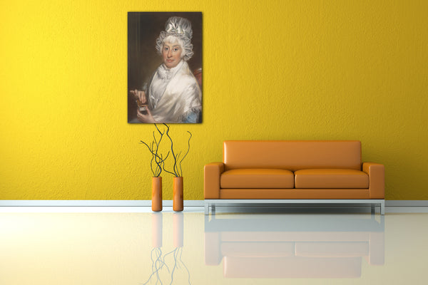 Top-Angebot Kunstdruck John Russell - Frau Robert Shurlock Sr. (Ann Manwaring) Leinwand auf Keilrahmen gespannt