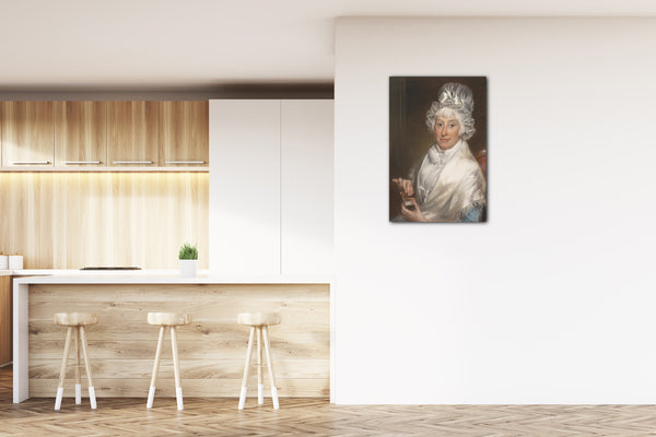 Top-Angebot Kunstdruck John Russell - Frau Robert Shurlock Sr. (Ann Manwaring) Leinwand auf Keilrahmen gespannt