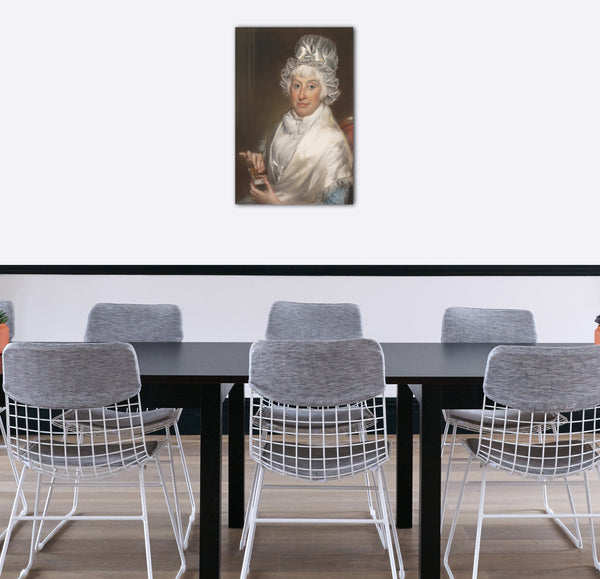 Top-Angebot Kunstdruck John Russell - Frau Robert Shurlock Sr. (Ann Manwaring) Leinwand auf Keilrahmen gespannt