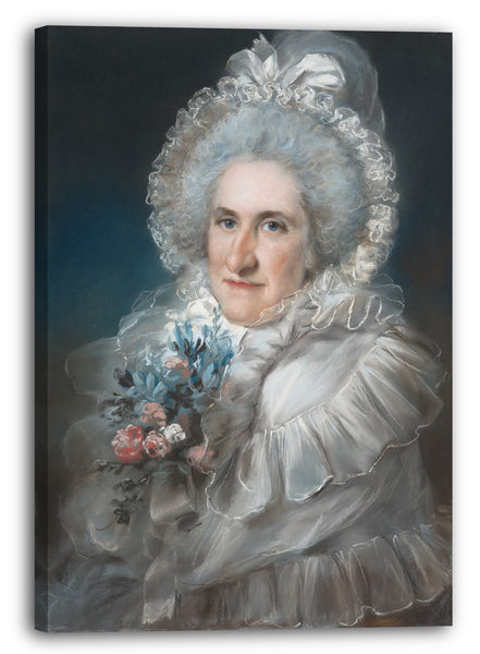 Top-Angebot Kunstdruck John Russell - Frau William Man Godschall (Sarah Godschall, 1730-1795) Leinwand auf Keilrahmen gespannt