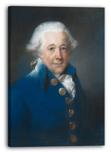Top-Angebot Kunstdruck John Russell - William Man Godschall (1720-1802) Leinwand auf Keilrahmen gespannt