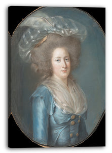 Top-Angebot Kunstdruck Adélaïde Labille-Guiard - Madame Élisabeth de France (1764-1794) Leinwand auf Keilrahmen gespannt