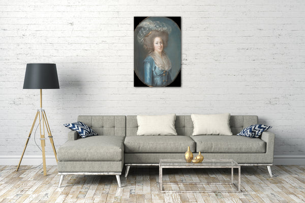 Top-Angebot Kunstdruck Adélaïde Labille-Guiard - Madame Élisabeth de France (1764-1794) Leinwand auf Keilrahmen gespannt