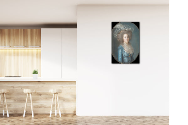 Top-Angebot Kunstdruck Adélaïde Labille-Guiard - Madame Élisabeth de France (1764-1794) Leinwand auf Keilrahmen gespannt