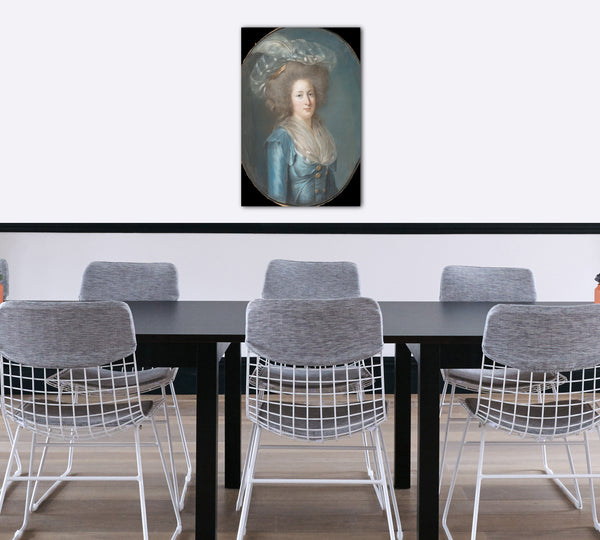 Top-Angebot Kunstdruck Adélaïde Labille-Guiard - Madame Élisabeth de France (1764-1794) Leinwand auf Keilrahmen gespannt