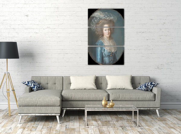 Top-Angebot Kunstdruck Adélaïde Labille-Guiard - Madame Élisabeth de France (1764-1794) Leinwand auf Keilrahmen gespannt