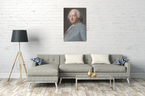 Leinwandbild Maurice Quentin de La Tour - Jean Charles Garnier d'Isle (1697-1755)