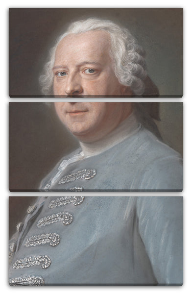 Leinwandbild Maurice Quentin de La Tour - Jean Charles Garnier d'Isle (1697-1755)