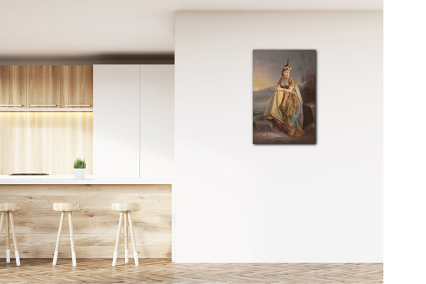 Top-Angebot Kunstdruck Pierre-Louis Pierson - Kaiserin Eugénie als Odaliske Leinwand auf Keilrahmen gespannt