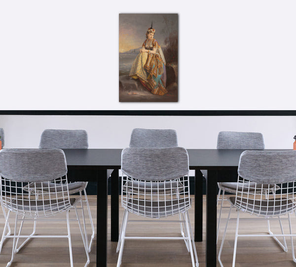 Top-Angebot Kunstdruck Pierre-Louis Pierson - Kaiserin Eugénie als Odaliske Leinwand auf Keilrahmen gespannt