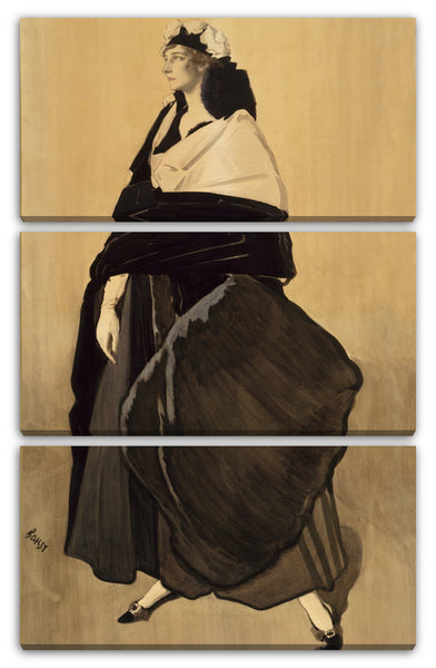 Leinwandbild Léon Bakst - Frau Ida Rubinstein
