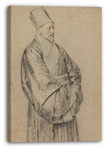 Top-Angebot Kunstdruck Peter Paul Rubens - Porträt von Nicolas Trigault in chinesischem Kostüm Leinwand auf Keilrahmen gespannt