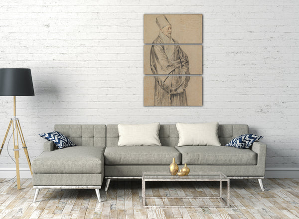 Top-Angebot Kunstdruck Peter Paul Rubens - Porträt von Nicolas Trigault in chinesischem Kostüm Leinwand auf Keilrahmen gespannt