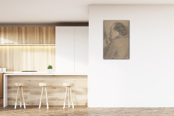 Top-Angebot Kunstdruck Thomas Frye - Portrait eines Mannes Leinwand auf Keilrahmen gespannt