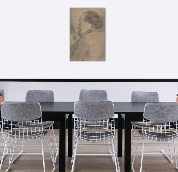 Top-Angebot Kunstdruck Thomas Frye - Portrait eines Mannes Leinwand auf Keilrahmen gespannt