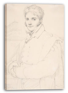 Top-Angebot Kunstdruck Jean Auguste Dominique Ingres - Merry-Joseph Blondel (1781-1853) Leinwand auf Keilrahmen gespannt